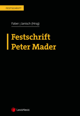Buch Festschrift Peter Mader Wolfgang Faber