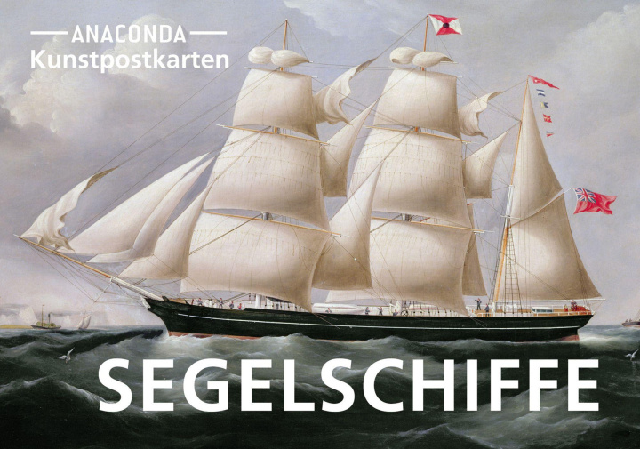 Knjiga Postkarten-Set Segelschiffe Anaconda Verlag