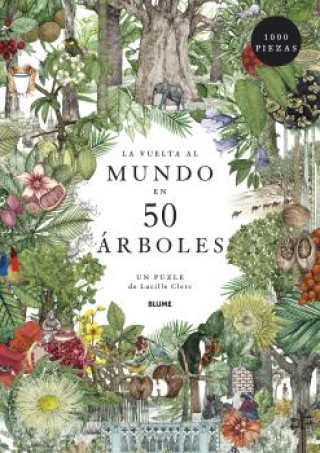 Kniha Vuelta al mundo en 50 árboles. Puzle JONATHAN DRORI