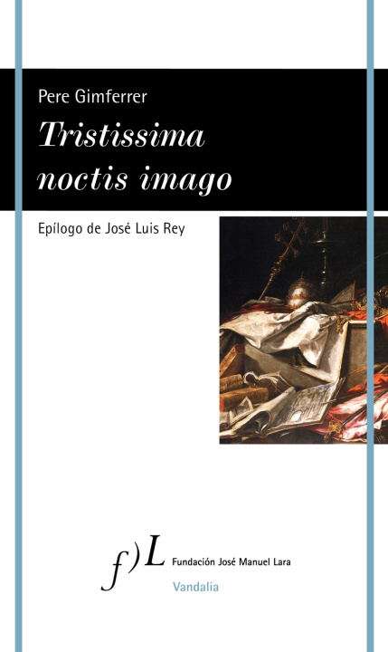 Book Tristissima noctis imago PERE GIMFERRER