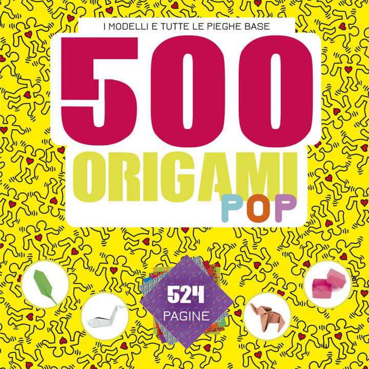 Könyv 500 origami pop. I modelli e tutte le pieghe base 