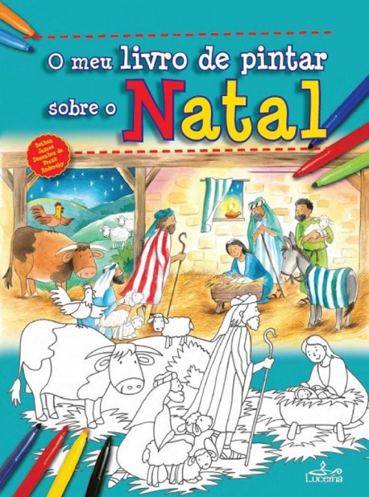 Kniha O MEU LIVRO DE PINTAR SOBRE O NATAL BETHAN JAMES