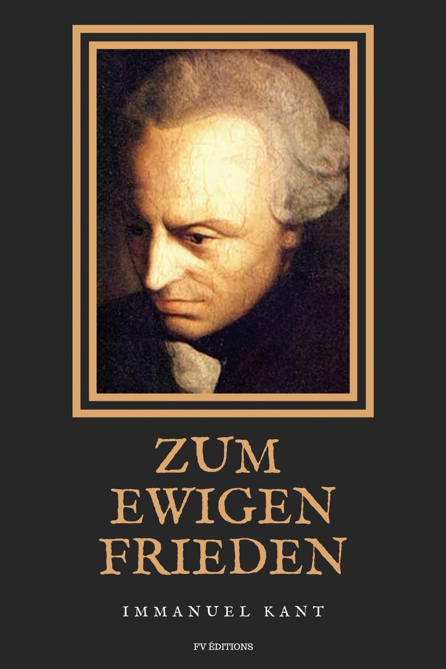 Knjiga Zum ewigen Frieden Immanuel Kant