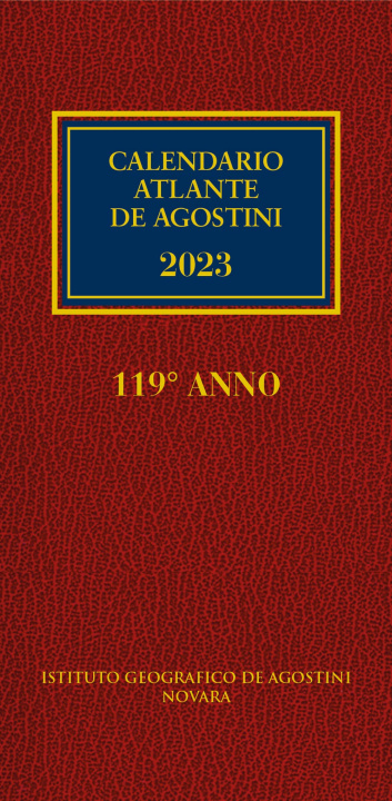 Book Calendario atlante De Agostini 2023 