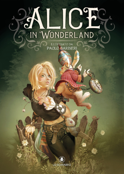 Kniha Alice in Wonderland da Lewis Carroll Paolo Barbieri