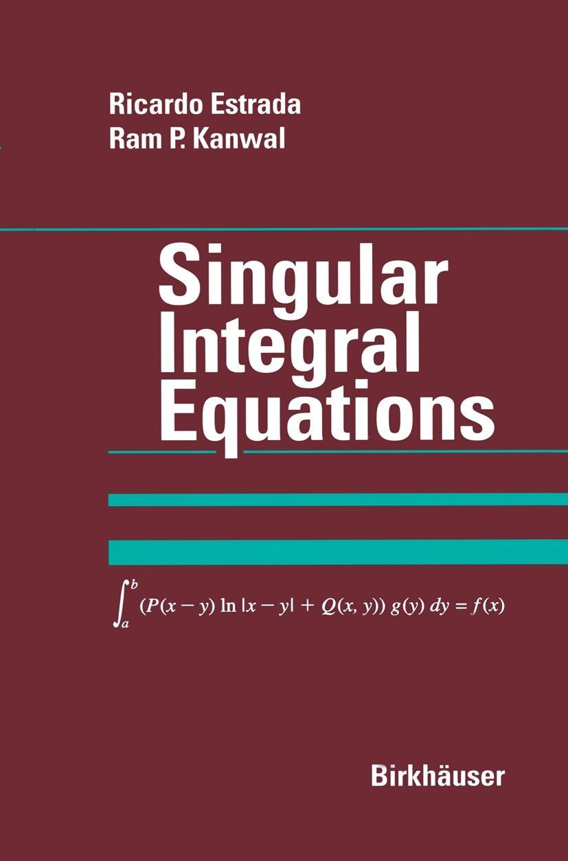 Book Singular Integral Equations Ricardo Estrada
