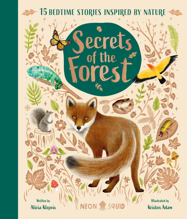 Book Secrets of the Forest: 15 Bedtime Stories Inspired by Nature Neon Squid