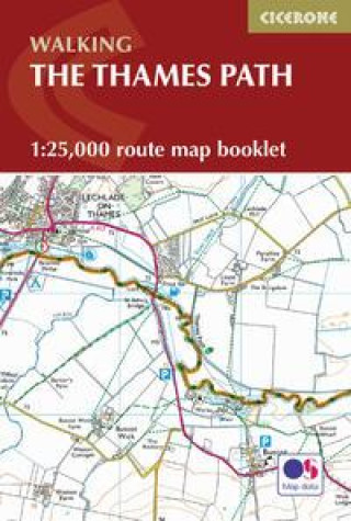 Buch Thames Path Map Booklet Leigh Hatts