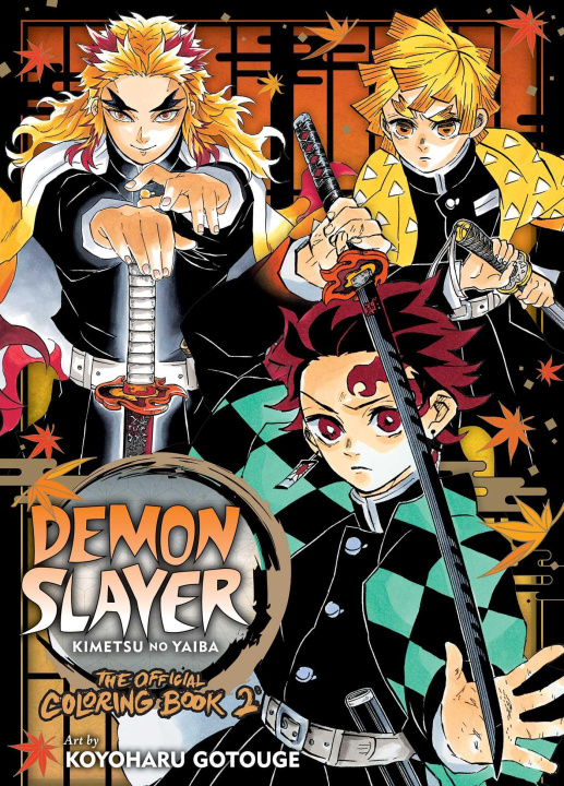 Kniha Demon Slayer: Kimetsu no Yaiba: The Official Coloring Book 2 