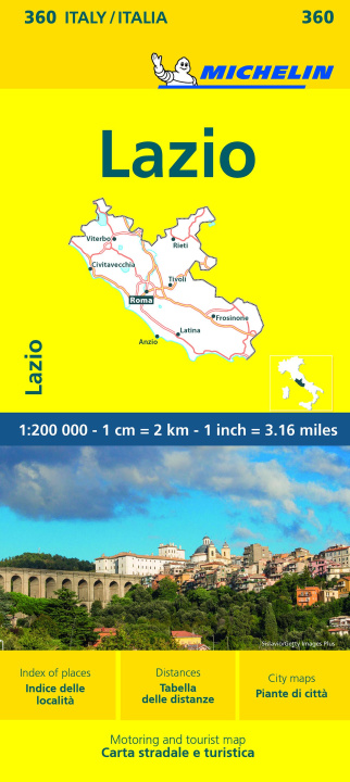 Prasa Lazio - Michelin Local Map 360 