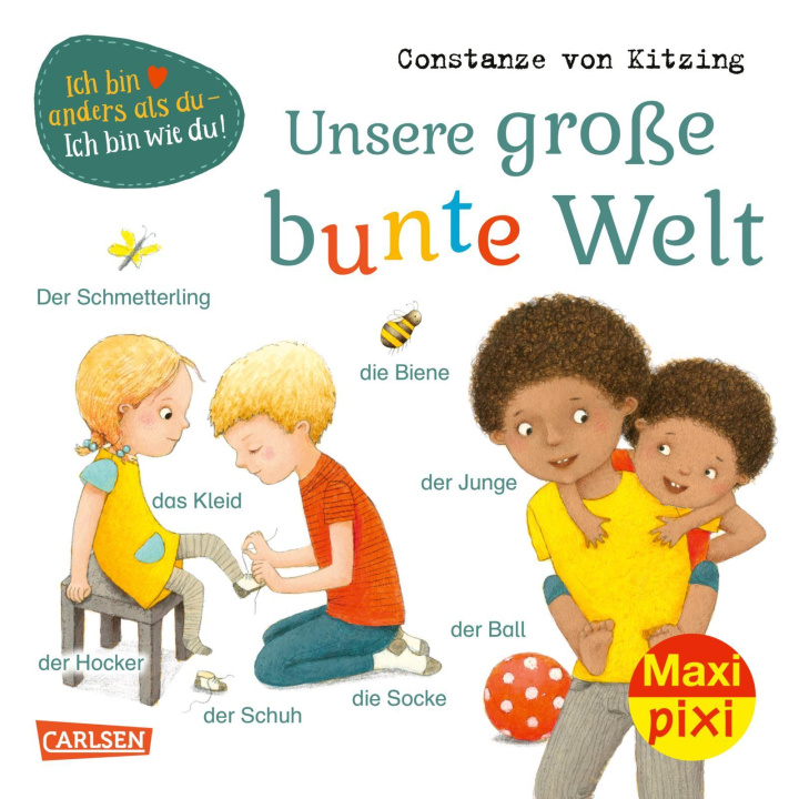 Carte Maxi Pixi 388: VE 5: Unsere große bunte Welt (5 Exemplare) Constanze Von Kitzing