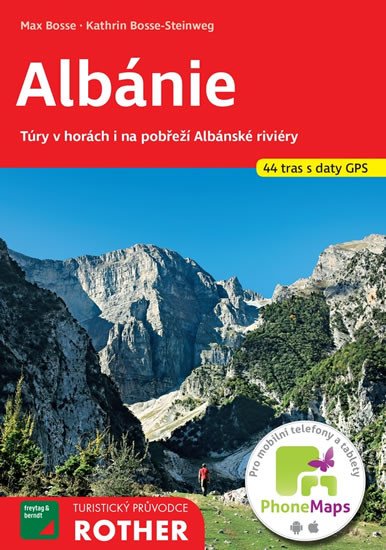 Книга Albánie - Turistický průvodce Rother 