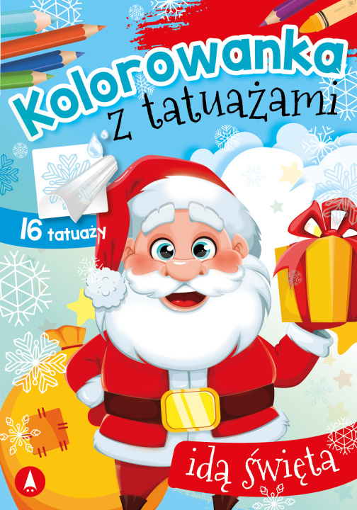 Kniha Kolorowanka z tatuażami. Idą święta Wydawnictwo Skrzat