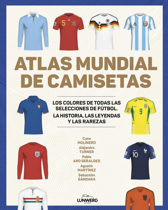 Kniha Atlas mundial de camisetas 