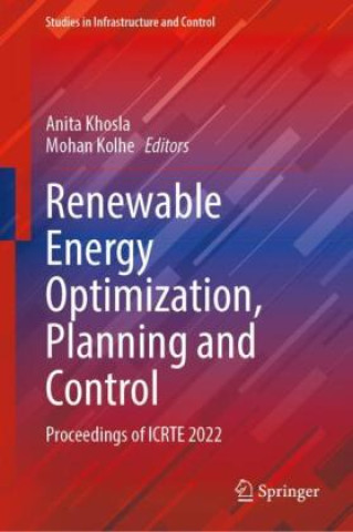 Boek Renewable Energy Optimization, Planning and Control Anita Khosla