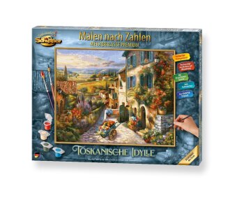 Spiel/Spielzeug Malen nach Zahlen - Toskanische Idylle 