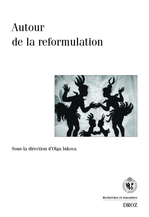 Knjiga Autour de la reformulation 