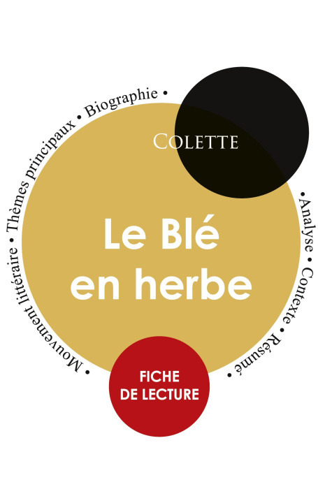 Kniha Fiche de lecture Le Blé en herbe (Étude intégrale) 