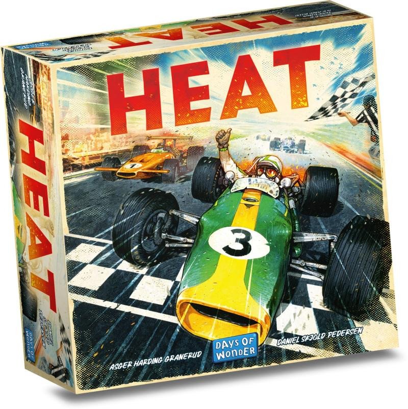 Hra/Hračka Heat CZ - závodní desková hra 