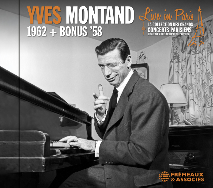 Hanganyagok YVES MONTAND - LIVE IN PARIS - 1962 + Bonus 1958 