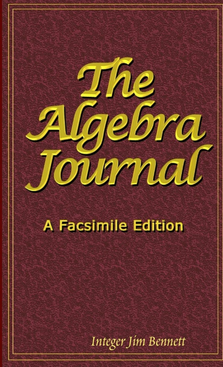 Buch The Algebra Journal Jim Bennett