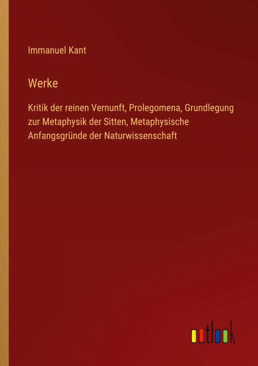 Knjiga Werke Immanuel Kant