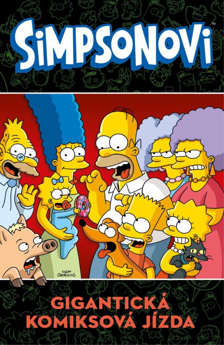 Book Simpsonovi Gigantická komiksová jízda 
