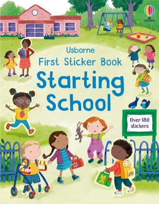 Kniha First Sticker Book Starting School Holly Bathie