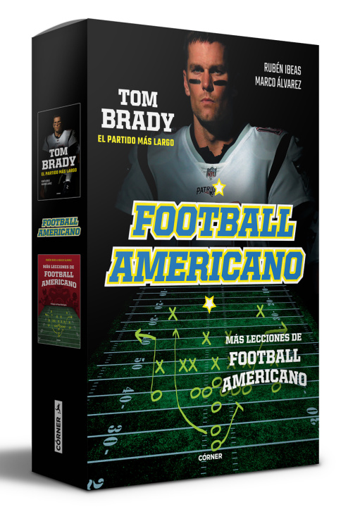 Kniha Estuche Football Americano (Más lecciones de football americano / Tom Brady. El RUBEN IBEAS