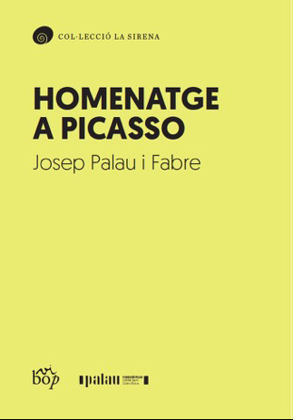 Kniha Homenatge a Picasso PALAU I FABRE