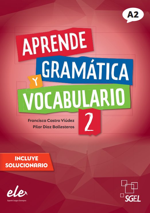 Könyv APRENDE GRAMATICA Y VOCABULARIO 2 NE CASTRO VIUDEZ
