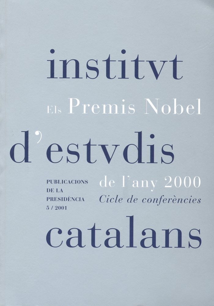 Kniha ELS PREMIS NOBEL DE L'ANY 2000 