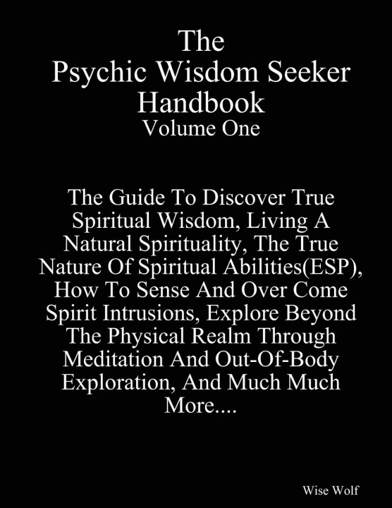 Boek The Psychic Wisdom Seeker Handbook Wise Wolf