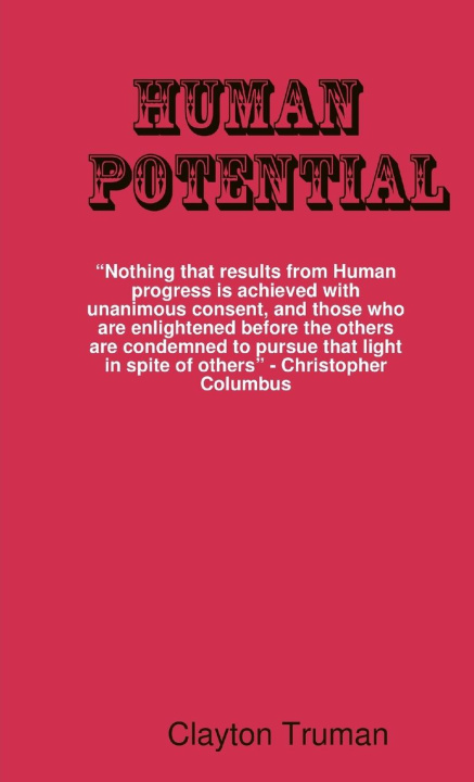 Knjiga Human Potential Clayton Truman
