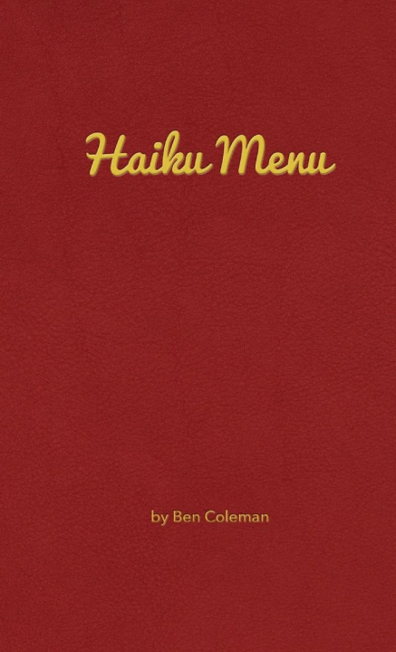 Knjiga Haiku Menu Ben Coleman