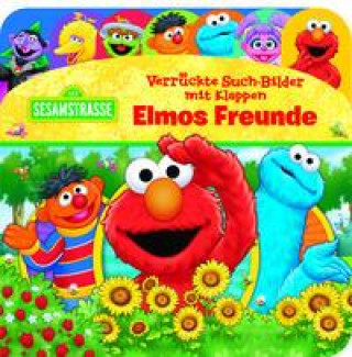 Kniha Sesamstraße - Verrückte Such-Bilder mit Klappen - Elmos Freunde - Pappbilderbuch mit 20 Klappen - Wimmelbuch für Kinder ab 18 Monaten 