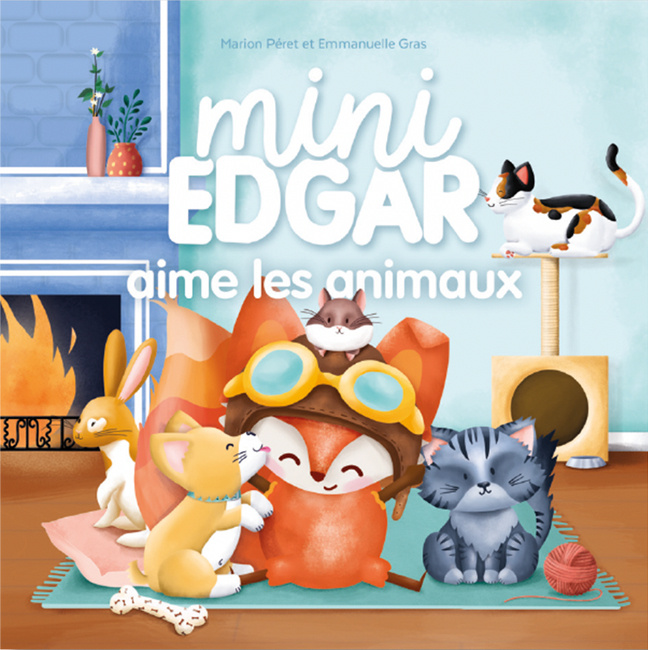Kniha Mini Edgar aime les animaux Gras