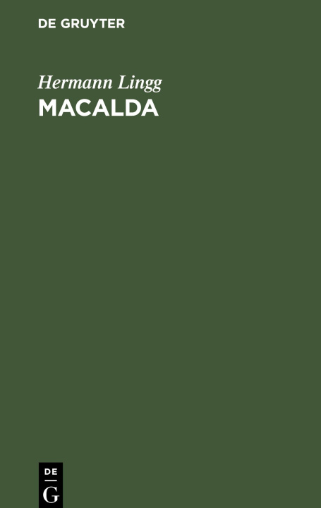 Knjiga Macalda Hermann Lingg