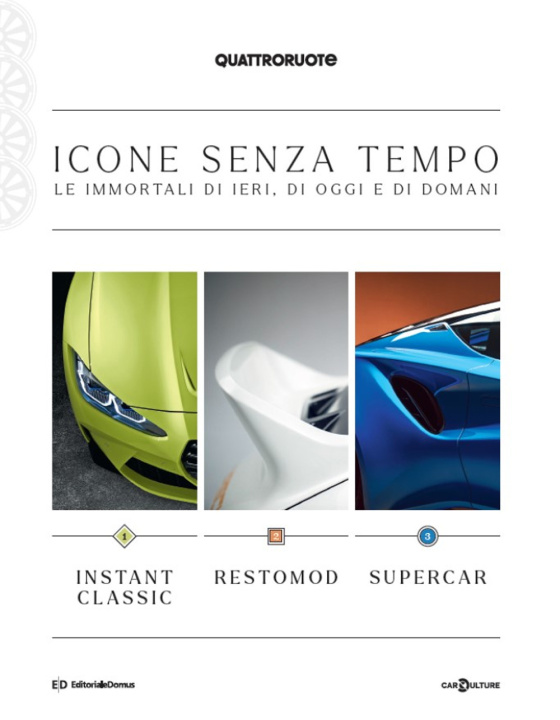 Livre Quattroruote. Icone senza tempo. Le immortali di ieri, di oggi e di domani. Instant classic-Restomod-Supercar 