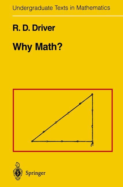 Book Why Math? Rodney D. Driver