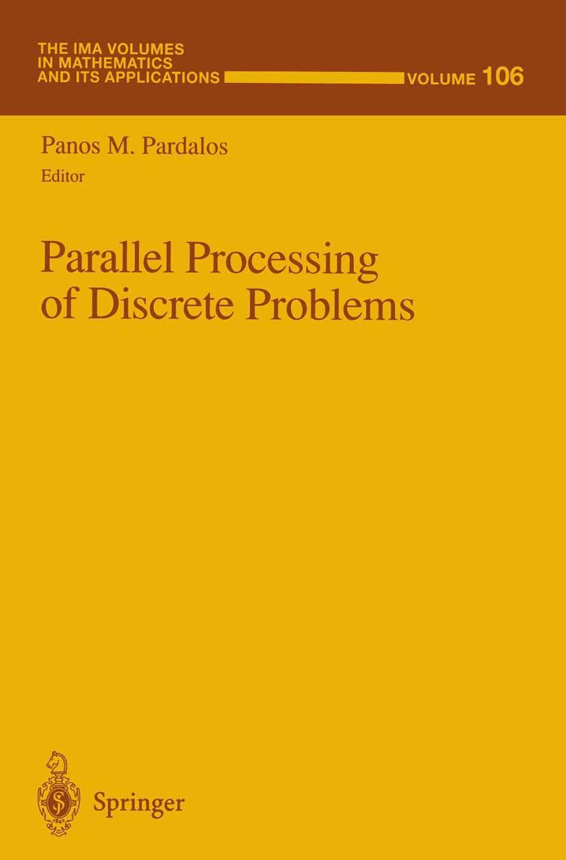 Knjiga Parallel Processing of Discrete Problems P. M. Pardalos