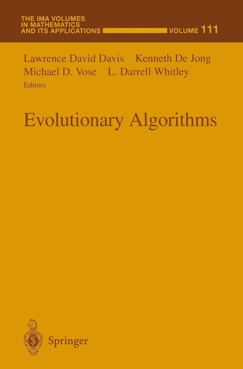 Book Evolutionary Algorithms Lawrence David Davis