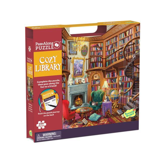 Joc / Jucărie Pass Along Puzzle - Cozy Library 