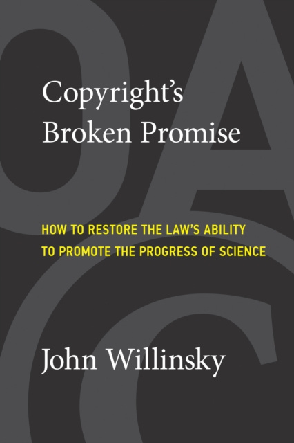 E-book Copyright's Broken Promise John Willinsky