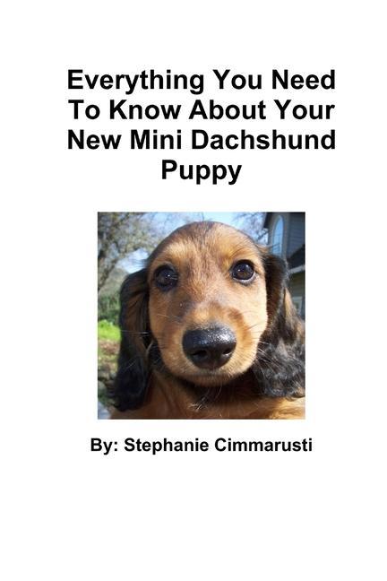 Kniha Everything You Need To Know About Your New Mini Dachshund Puppy 