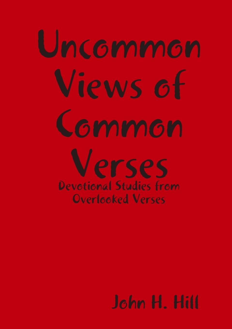 Knjiga Uncommon Views of Common Verses John Hill