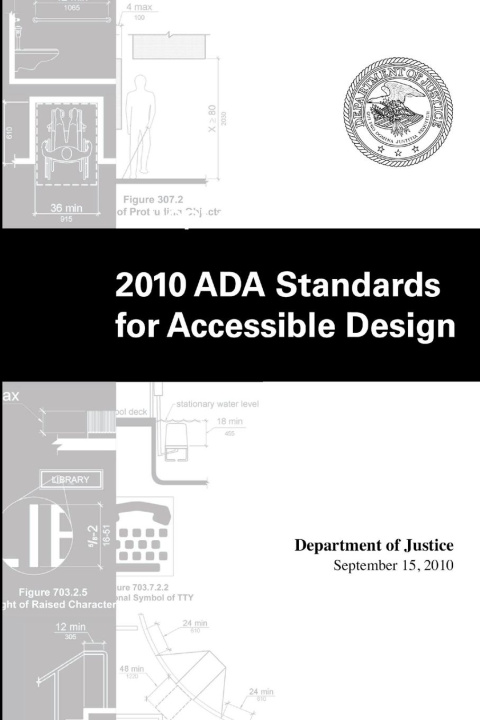 Knjiga ADA 2010 Design Standards Dept of Justice