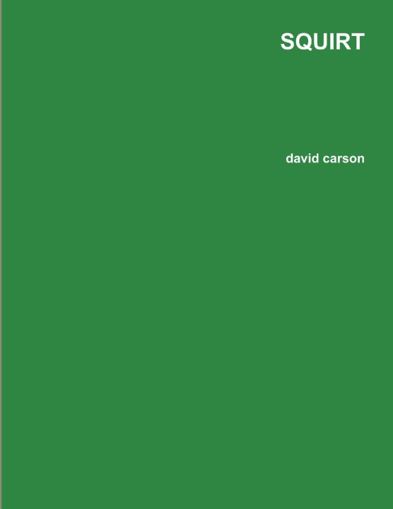 Carte SQUIRT david carson