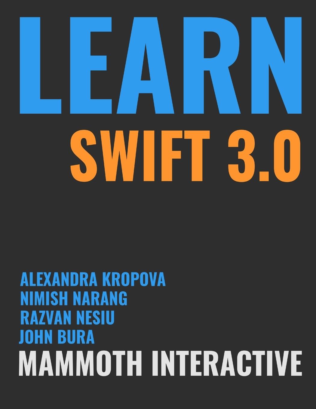 Kniha Learn Swift 3.0 Nimish Narang