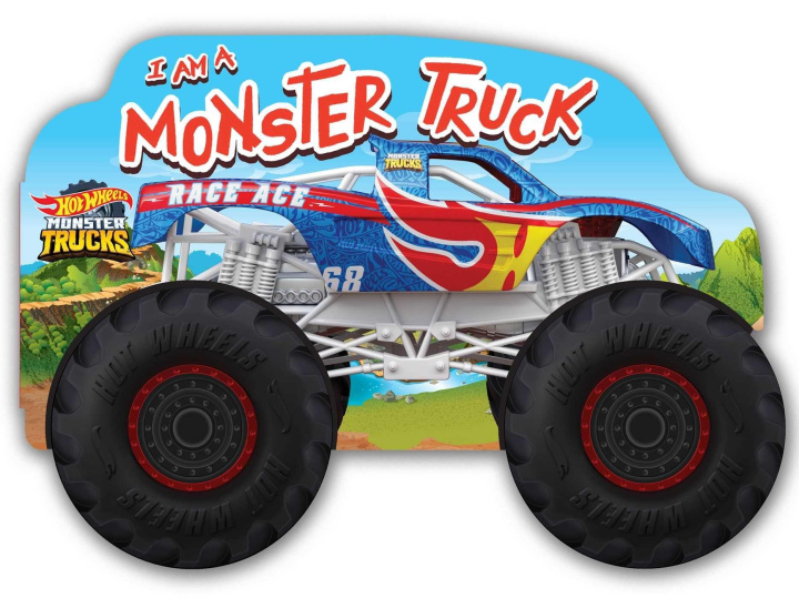 Könyv Hot Wheels: I Am a Monster Truck: A Board Book with Wheels 